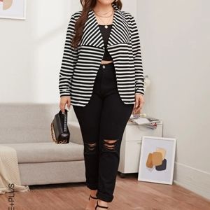 Striped blazer